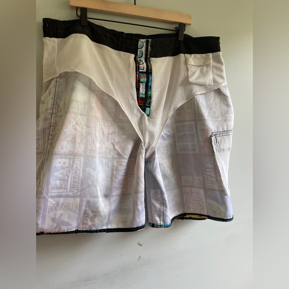 Joe Boxer Multicolor Graphic Swim Shorts - Picture 7 of 7